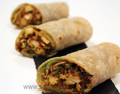 Grilled Chicken Kathi Roll