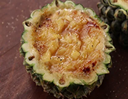 Pineapple Custard Brulee - SK Khazana