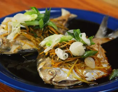 Steamed Fish With Ginger