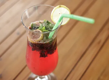 Coconut Blueberry Cocktail 