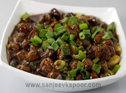 Soya Chunks Manchurian