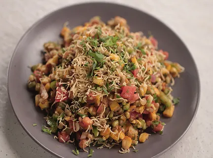 Corn and Sprout Chaat - SK Khazana