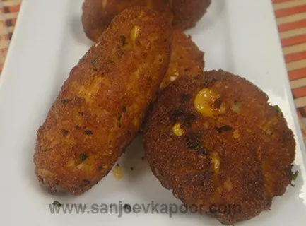 Paneer and Corn Cutlets