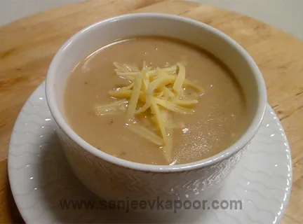 Green Apple and Cheese Soup