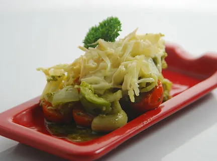 Baked Pesto Vegetables-Cook Smart