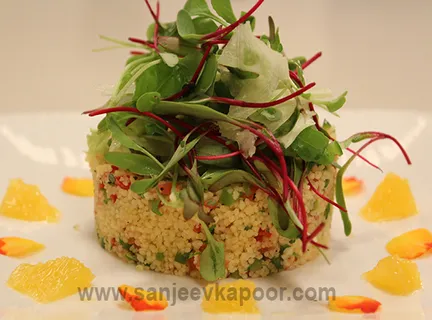 Couscous and Mixed Vegetable Salad with Orange Vin