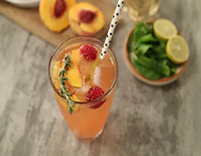 Peach Raspberry Lemonade