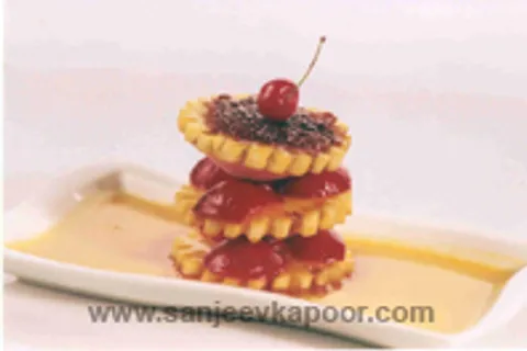 Medley Of Fruits With Peach Sauce