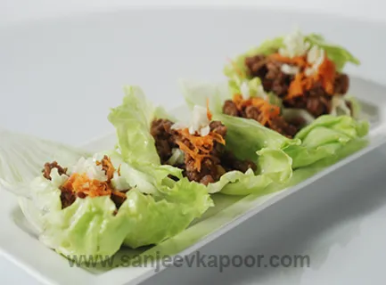 Asian Lettuce Wrap with Chicken