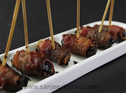 Bacon Wrapped Prunes