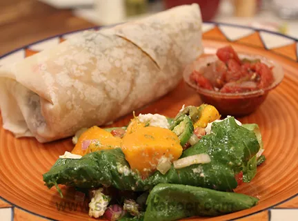 Summer Vegetable Burrito