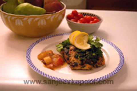 Fish With Pear Chutney