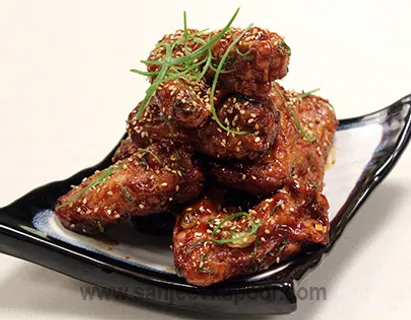 Hot And Sweet Chicken Wings
