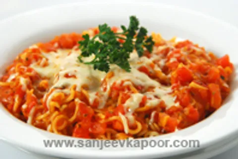 Instant Noodles In Tomato Sauce