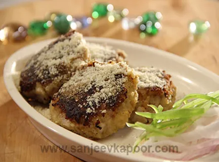Shakkarkand Chole Kebab
