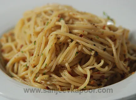 Chilli Pepper Olio Pasta