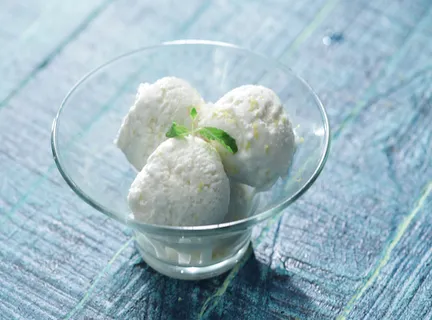 Coconut and Lime Ice Cream 