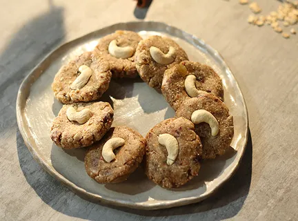 Vegan No-Bake Cookies- SK Khazana