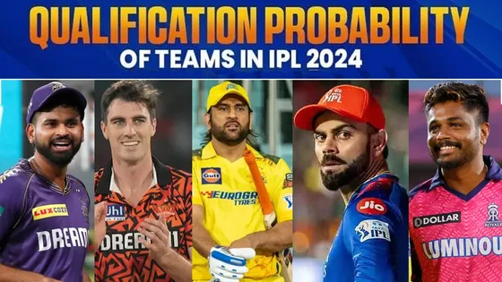 IPL 2024 : किस टीम के कितने प्रतिशत चांस, कौन जाएगा PLAYOFFS ?
