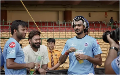 IPL 2023: DC के लिए अच्छी खबर, Rishabh Pant ने लिया ट्रेनिंग सेशन में हिस्सा!