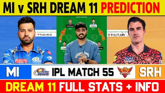 MI vs SRH Dream11 Prediction | MI vs SRH Dream11 Team | Mumbai vs Hyderabad 55th IPL Match 2024