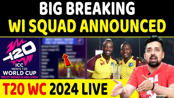 🔴BIG BREAKING - WEST INDIES SQUAD ANNOUNCED FOR T20 SERIES VS ENG, IRE -18 PLAYERS