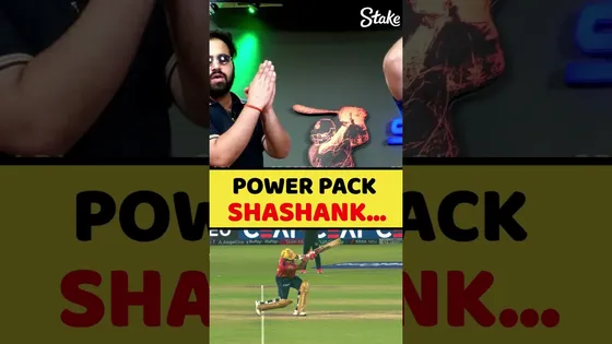 Power-Pack Shashank 🔥 #pbksvskkr #kkrvspbks #shashanksingh #punjabkings