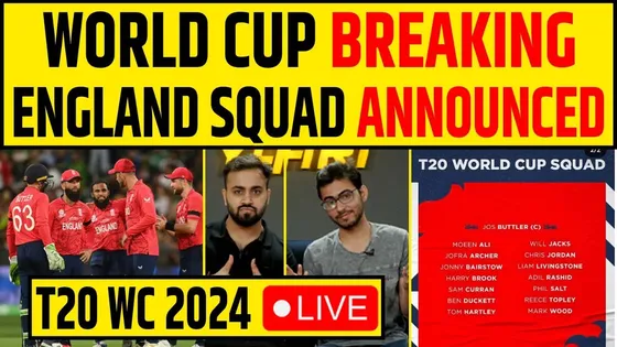 🔴BIG BREAKING- ENGLAND SQUAD ANNOUNCED FOR T20 WORLD CUP 2024- 15 PLAYERS #t20worldcup