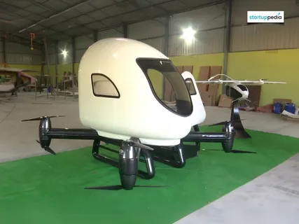 The V2 Air Taxi Model by Magnum Wings