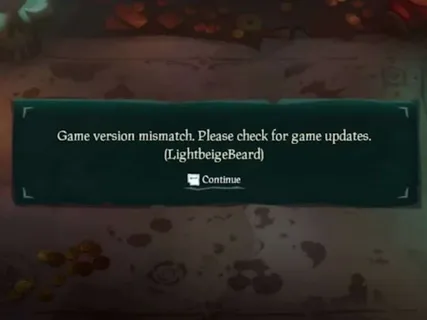 How to fix the Game Version Mismatch error in Sea of Thieves?