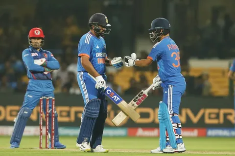 India Secures Impressive Milestone with T20I Series Victory Over Afghanistan, Surpassing Pakistan in Prestigious Rankings