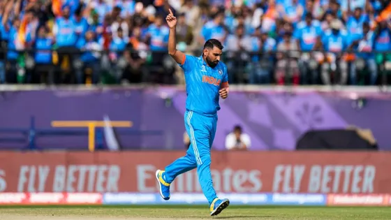 Mohammed Shami picks 5-Wicket Haul against New Zealand on Return to Indian Team in ODI World Cup 2023