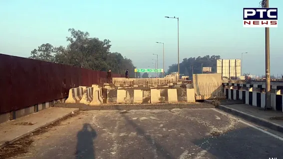 Security tightened at Ambala-Kaithal bypass, ahead of the farmers' call for march to Delhi.jpg