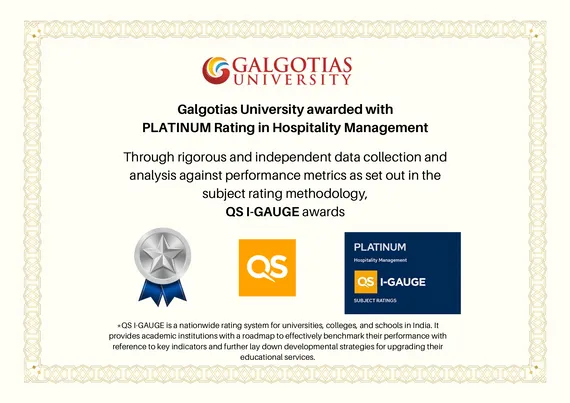 QS I-GAUGE - Certificate