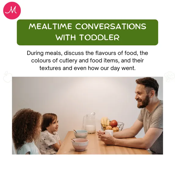 language development toddler meal time