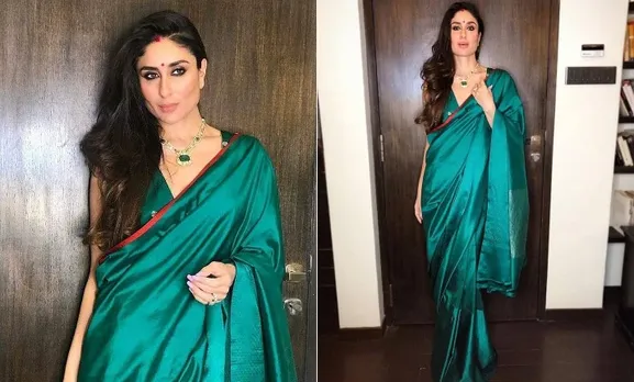 Kareena Kapoor Khan is perfect ethnic wear inspiration in saree at Karan  Johar's Diwali party | Fashion News – India TV