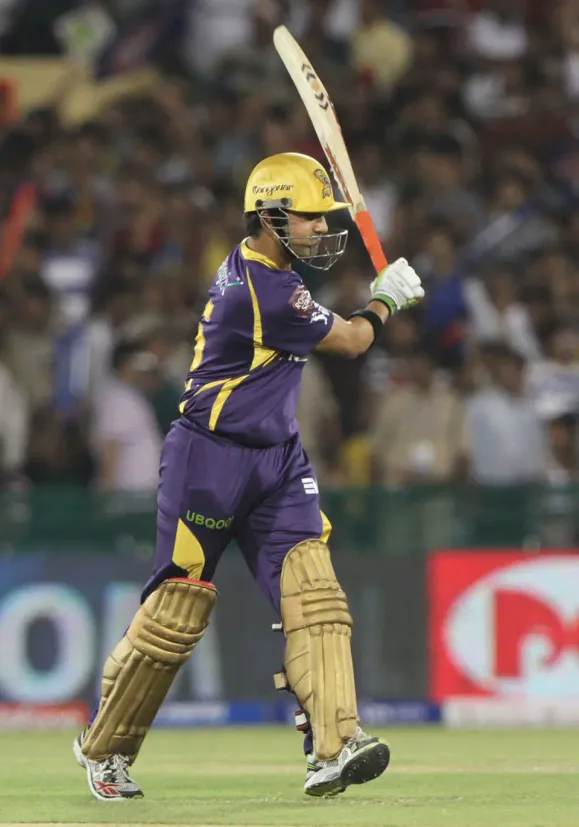 Diamond Duck: Gautam Gambhir is annoyed after being run out