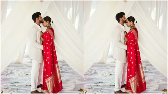 Sonakshi Sinha Wedding Photos kissing Zaheer says it was like universe came together for two people in love
