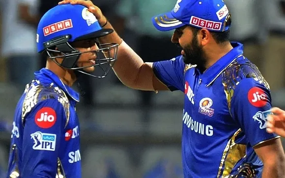 Ishan Kishan with Rohit Sharma.jpg