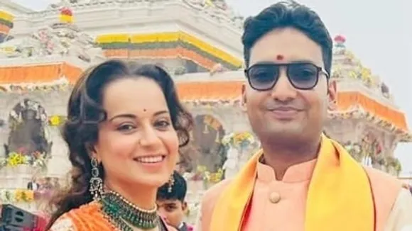 Kangana Ranaut requests media to stop linking her to new men every day. She was seen with Nishant Pitti in Ayodhya.