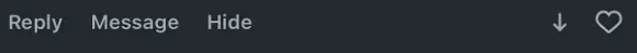 Instagram downvotes example