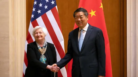 US Treasury Secretary, Janet Yellen and Chinese Vice Premier, He Lifeng