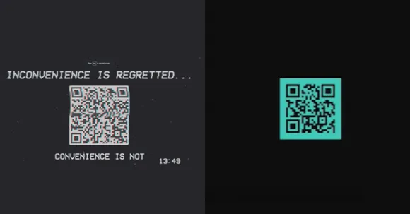 Dunzo delivers a QR Code based ad during IPL finals seemingly inspired by  Coinbase's Super Bowl spot in 2022
