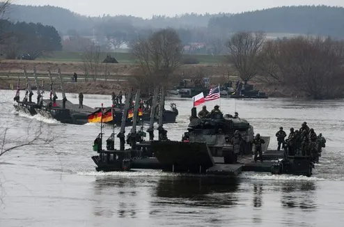 Tensions Escalate: NATO's Steadfast Defender Exercises Near Russian Borders