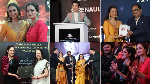 Aditi Rao, Dia Mirza, Nushrratt B add glam-glitter at event to 'announce' upcoming Dadasaheb Phalke Int’nl Film-Fest Awards-2024 by Chaitanya Padukone