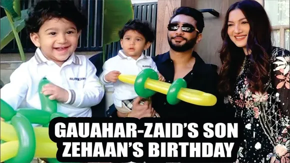 Gauhar Khan And Zaid Darbar Celebrated Zehaan 1st Birthday | Awez Darbar, Maji Vij, Pankhuri Awasthy