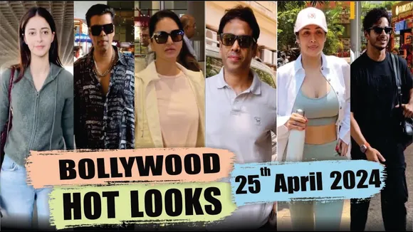 Bollywood Hot Looks | Malaika Arora Gym Outfit, Sunny Leone, Ananya Pandey, KJo | 25th April | 5 PM