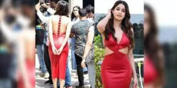 Janhvi Kapoor Wears Cricket-themed Dress; Turns Heads As She Arrived At An Event In Mumbai!