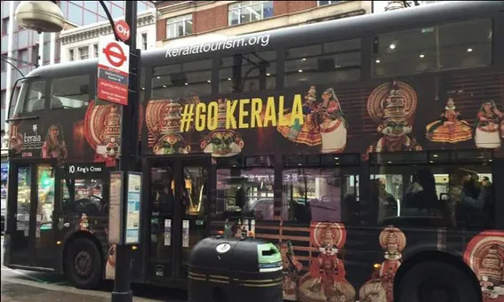 Kerala Tourism Ad Flaunts On London Streets | Watch Video