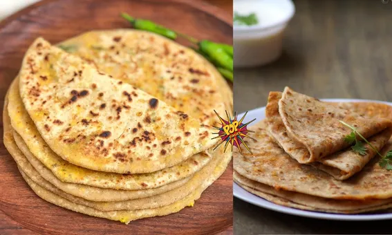 Hot paratha with butter; Eat healthy parathas in this season! Here are 6 tips for making perfect paratha; Have a look on it!